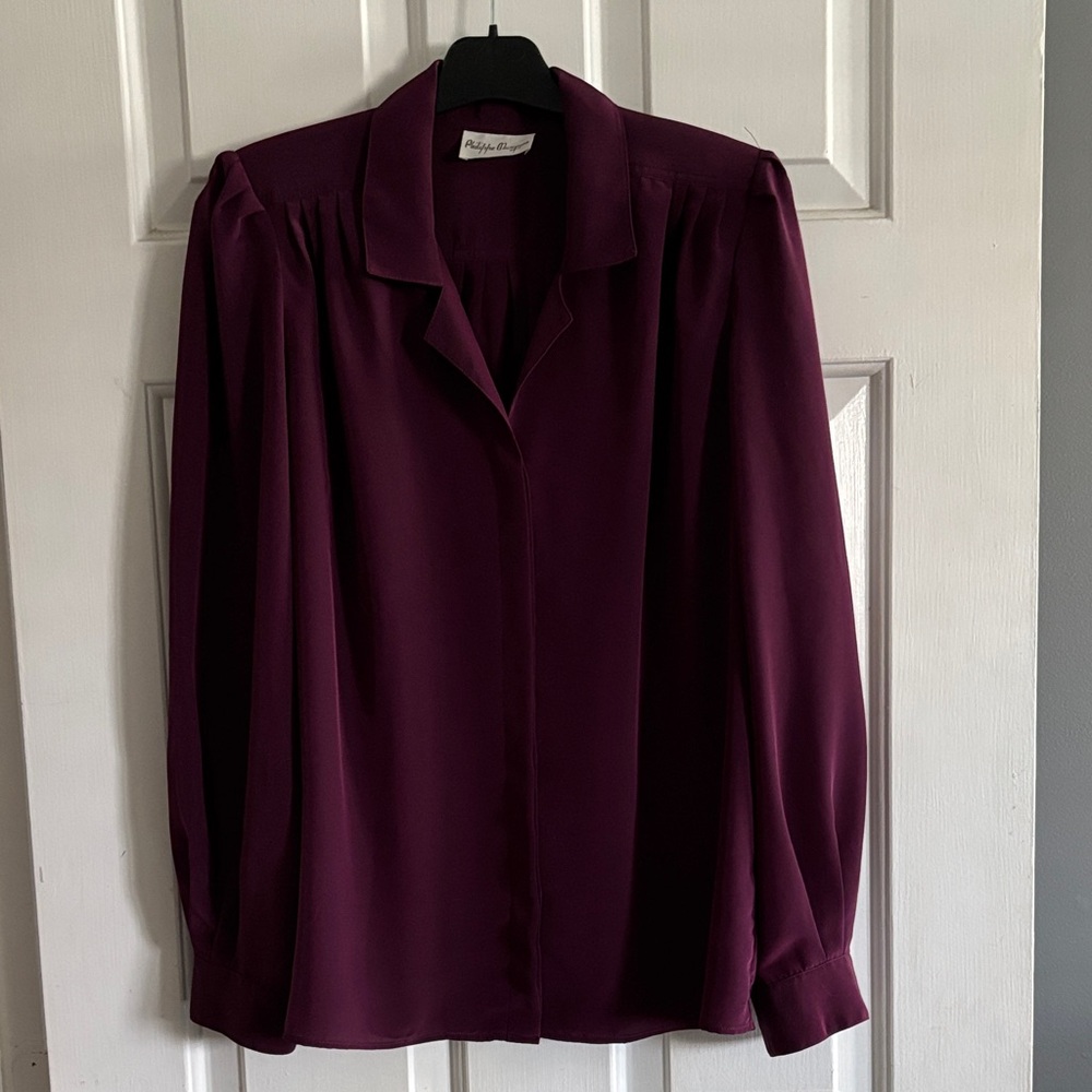 Deep Purple Blouse